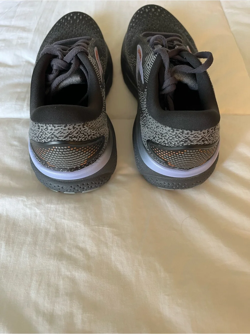 Brooks Gray Running Shoes with light gray Logo and Accents
